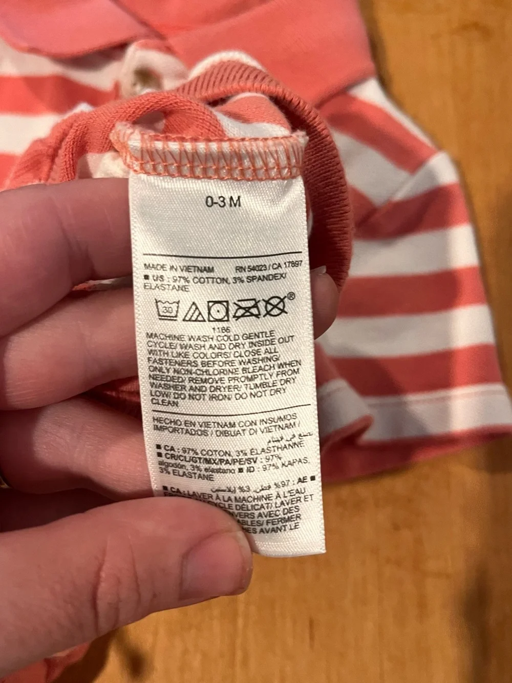 Old Navy Pink and White Striped Polo Bubble One-Piece